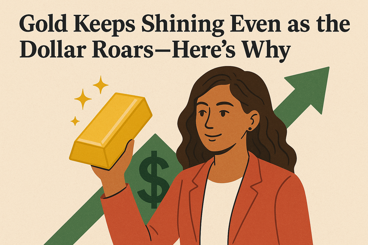 Gold Keeps Shining Even as the Dollar Roars—Here’s Why